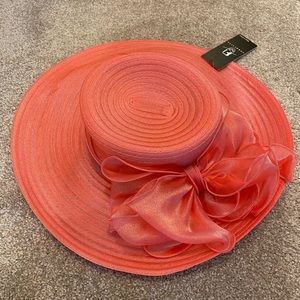 NWT Pink Derby hat